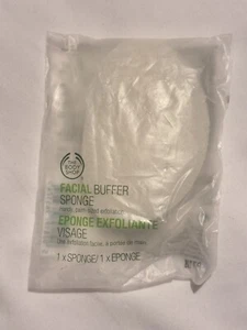 The Body Shop Facial Buffer Sponge Handy Palm Size Exfoliation Rare Brand New - Picture 1 of 2