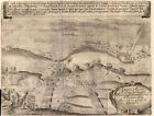 Danemark Sonderburg Original Gravure Sur Cuivre Gualdo Priorato 1670