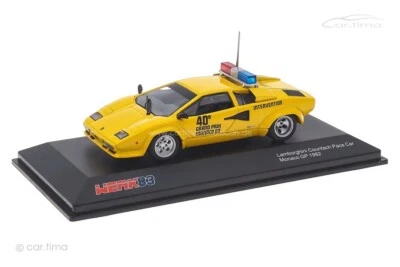 Lamborghini Countach Safety Auto Monaco Gp 1982 Werk83 1:43 W83430007 - Immagine 1 di 4