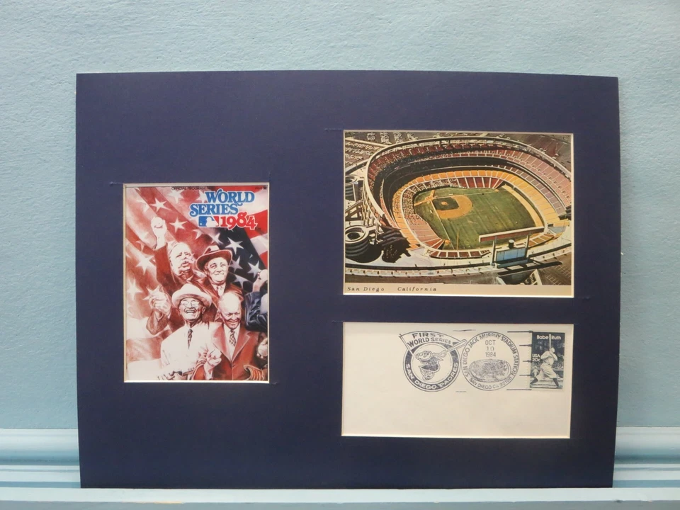 San Diego Padres - 1984 N.L. Cubierta conmemorativa de ganadores de banderines y series mundiales  Foto 1 de 2