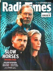 RADIO TIMES SLOW HORSES Subscriber Special + Jack Whitehall Sep 2024 TV Magazine - Picture 1 of 2
