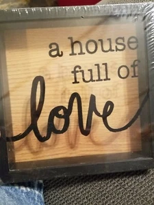 A House Full Of Love Shadow Box Decor - Picture 1 of 2