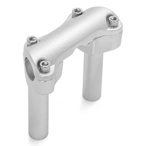 4" Handlebar Riser w/ Top Clamp Fit For Harley Fat Boy Sportster 1200/883/1000 - Picture 1 of 10