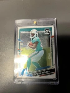 2023 Panini Donruss Optic - Rated Rookie De'Von Achane #269 Holo Prizm (RC) - Picture 1 of 8