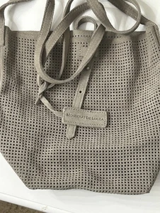 Monserat de Lucca Umhängetasche Handtasche grau Wildleder Einheitsgröße - Bild 1 von 9