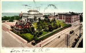 Vintage Postcard New York NY Columbia University & Hudson River 1903 Cancel - Picture 1 of 3