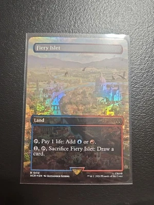 Fiery Islet (Borderless) Universes Beyond: Assassin's Creed Foil - Image 1 of 2