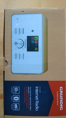 Grundig DTR 5000 x Internetradio, ORIGINALVERPACKT, Weiß, Bluetooth - Bild 1 von 4