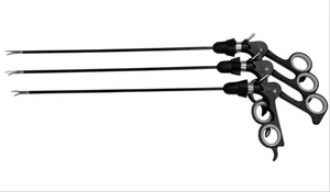 laparoscopic curved scissors forceps surgical laparoscopy instrument set 5mm 3pc - Picture 1 of 6