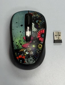 MICROSOFT 3500 ZANSKY ABSTRACT ARTISTS LIMITED EDITION WIRELESS MOUSE - Picture 1 of 3