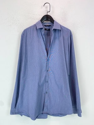 Paul Smith Blue Micro Dot Shirt Slim Fit Long Sleeve Cotton 15½" - UK M - image 1 of 4