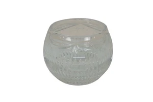 Florero rosa cristal corte vintage caramelo nuez cambio cuenco compota 5" - Imagen 1 de 11