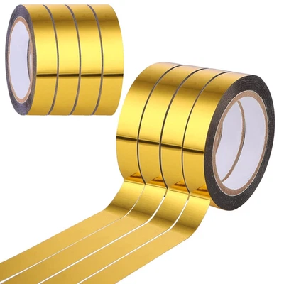 4 Rollen selbstklebendes Metallic Klebeband gold - Bild 1 von 4