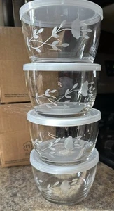 Princess House Heritage Bowl with Plastic Lid  177  NEW IN BOX  SET OF 4 - Picture 1 of 14