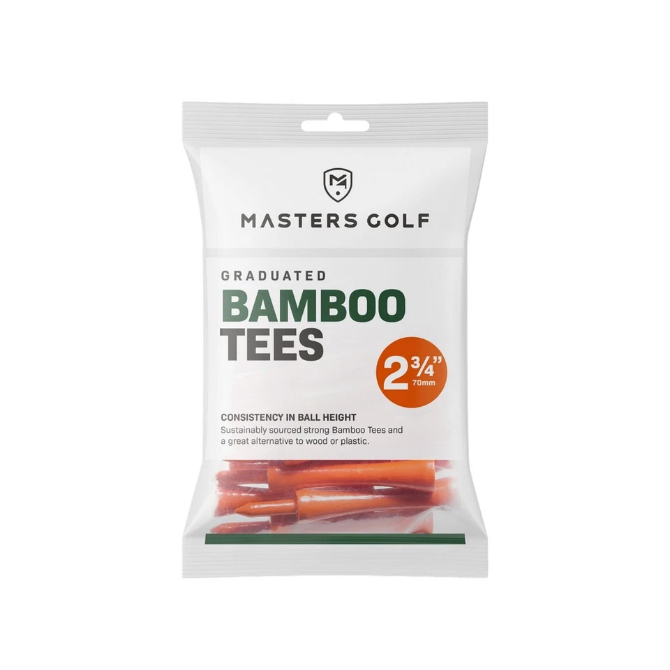 Masters Bamboo Graduated Golf Tees (Pack of 20) - Image 1 of 1