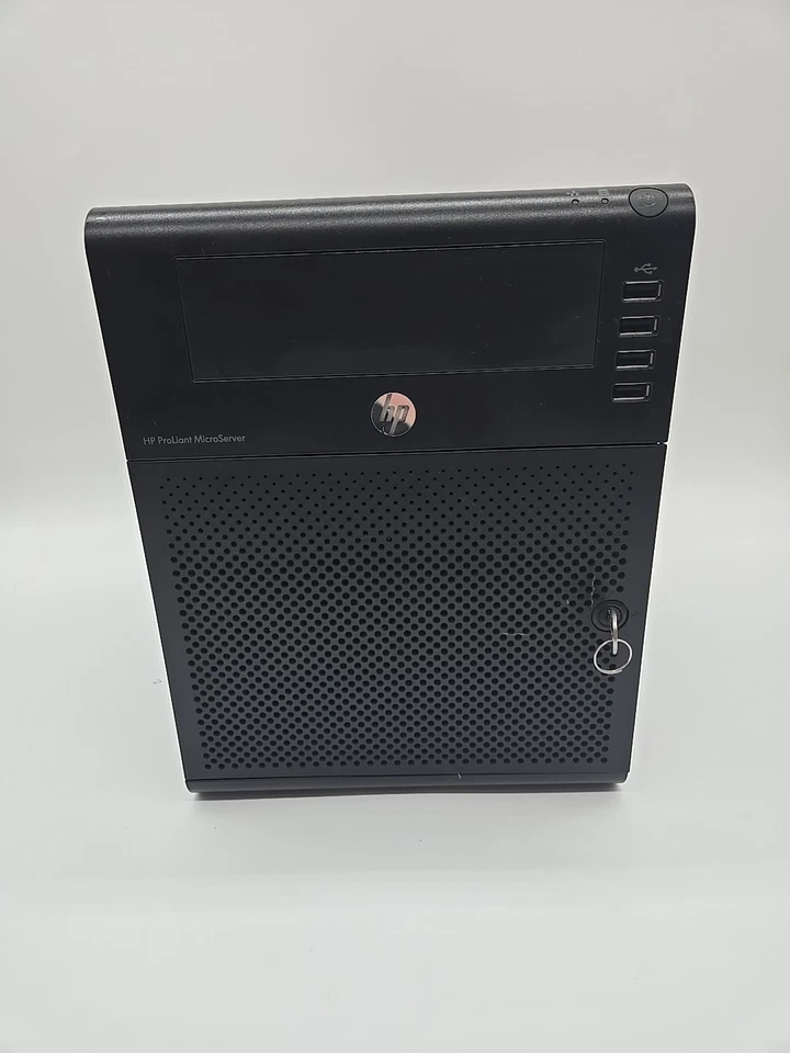 Microservidor HP 658553-001 N40L AMD Turion 1,5 GHz 2 GB (2) 500 GB HDDs 658553-421 Foto 1 de 4