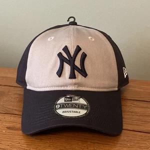 New York Yankees New Era 9TWENTY Adjustable Snapback Hat Cap Navy Gray Neu mit Etikett - Bild 1 von 7