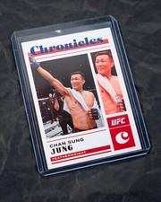 2023 PANINI - CHRONICLES - UFC - BLUE PRIZM - CHAN SUNG JUNG - 58/99 - K. ZOMBIE