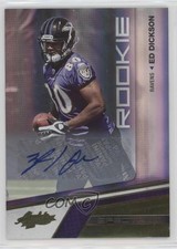 2010 Absolute Memorabilia Spectrum Gold Signatures Ed Dickson Rookie Auto RC
