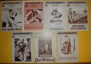 FDK (Kranzpiller) / 7 Programme mit GARY COOPER / Konvolut - Picture 1 of 1