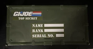 Hasbro G.I.JOE 30th Anniversary Salute CONVENTION Footlocker W/ Shirt & Watch - Picture 1 of 6