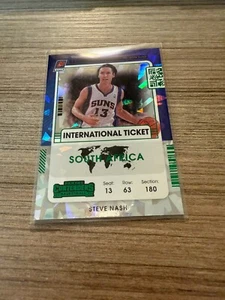 2021-22 Panini Contenders Steve Nash International Ticket Green Ice #10 - Bild 1 von 2