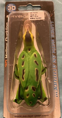 SAVAGE GEAR 3D HOLLOW BODY DUCK 4" Green - Image 1 of 4