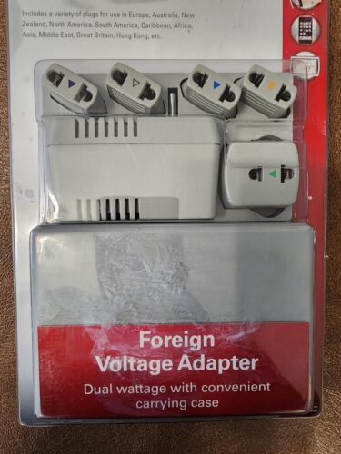 Brand New Foreign Voltage Adapter With Carrying Case By Jasco Products Company