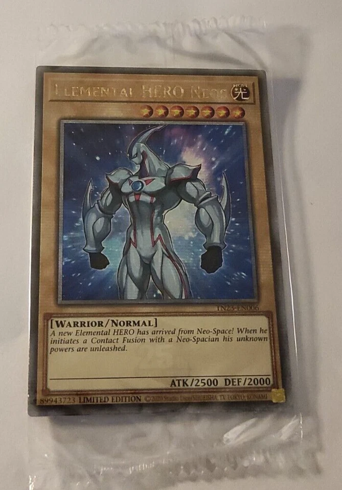 Yu-Gi-Oh! Elemental HERO Neos (TN23-EN006) Quarter Century Secret Rare MINT - Bild 1 von 1