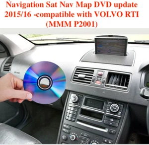 Navigation Sat Nav Map DVD update 2016 -compatible with VOLVO RTI V50, V70, XC70 - Picture 1 of 3
