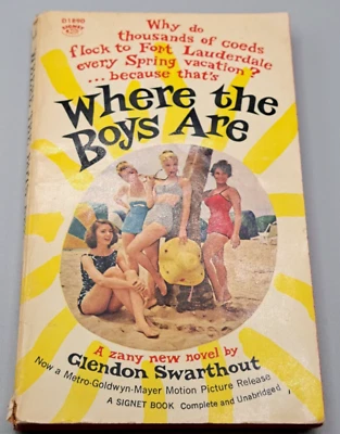 Where the Boys Are Paperback 1960 1st Edition Movie Tie In - Signet D1890 Foto 1 de 4