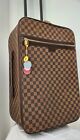 100% Authentic Louis Vuitton Damier Ebene Pegase Suitcase bag with suit carrier!