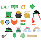 St. Patrick's Day Foto Requisiten Set - irische Kleeblatt Dekorationen
