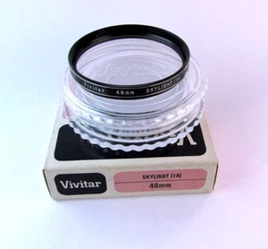 Filtro Fotográfico Vivitar 48mm Tragaluz 1A Circular - NUEVO - Imagen 1 de 2