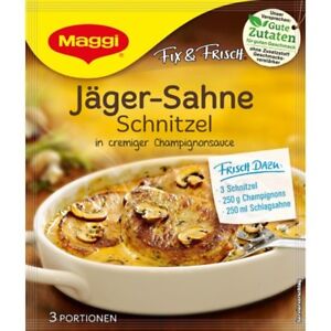 10 x MAGGI FIX for Jaeger Sahne Schnitzel in Mushroom Sauce New 