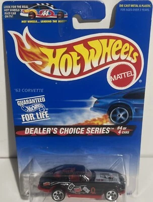 1996 Hot Wheels DEALER’S CHOICE SERIES '63 Corvette  #568 High Rollin’ Royalty! - Image 1 of 2