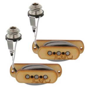 2pcs 3 String Cigar Box Guitar Pickup + Input Pre- Piezo Amplifier - Picture 1 of 10