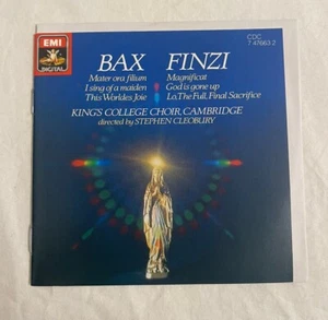 CD de música clásica Bax Finzi King's College Choir Stephen Cleobury Magnificat - Imagen 1 de 8