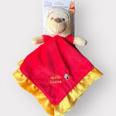Manta de seguridad Disney Baby Plush WINNIE THE POOH Hello There Bee Blanky LOVEY Foto 1 de 4