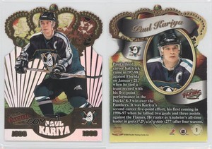 1998-99 Pacific Gold Crown Die-Cuts Paul Kariya #1 HOF