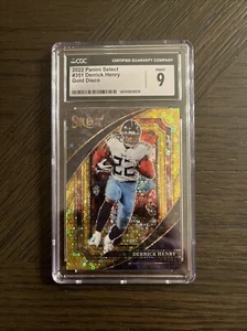 2022 Panini Select - Suite Level Gold Disco - #351 Derrick Henry /10 CGC 9 🟣⚫️ - Picture 1 of 2
