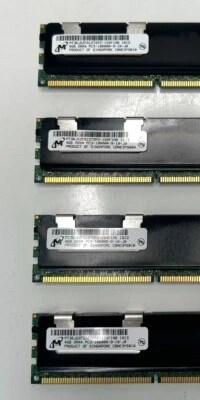 16GB (4X4GB) MICRON  MT36JSZF51272PZ-1G4F1AB PC3 DDR3 4GB ECC REG SERVER MEMORY - Image 1 of 4