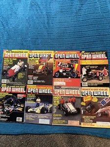 1988-1990 OPEN WHEEL MAGAZINES.   LOT OF 8 - Picture 1 of 1