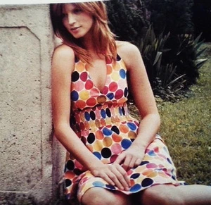 4 Anthropologie  Polka Dot Halter "Coaster Dress" RARE! - Picture 1 of 3