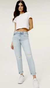 Good American New Womens Size 2/26 Good Girlfriend The Weekender High Rise Jeans - Picture 1 of 5