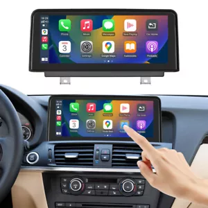 10.25' Wireless CarPlay Android Auto Touchscreen For BMW X3 F25 With CIC 2010-13 - Picture 1 of 12