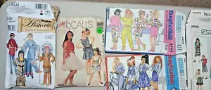 5 LOT OF VINTAGE PATTERNS AGES 7 TO 10, HISTORIFC NATIVE AMERICAN DRESS 3-8 SIZE - Picture 1 of 6