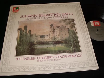 BACH OVERTURES 1066,1068<>TREVOR PINNOCK<>Lp VINYL~Germany Press<>ARCHIV 2533411 - Image 1 of 3