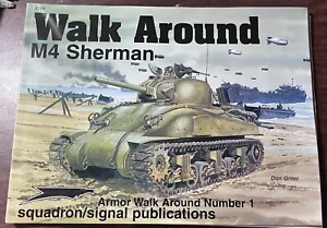 M4 Sherman Walk Around Jim Mesko Squadron/Signal 5701 Armor Number 1 M-4 - Imagen 1 de 11