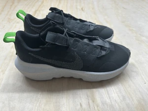 Nike Crater Impact Zapatos Negro Hierro Gris Blanco Verde Juvenil 6.5 Usado en Excelente Condición DB-3551 - Imagen 1 de 8